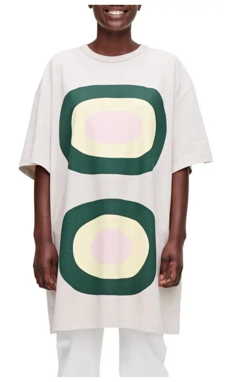 NEW MARIMEKKO  Big Melooni T-Shirt Dress Size Medium